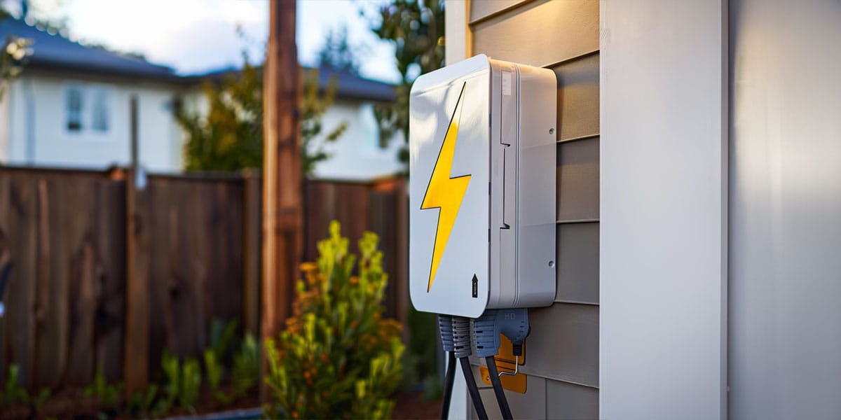 Home battery installed at the property